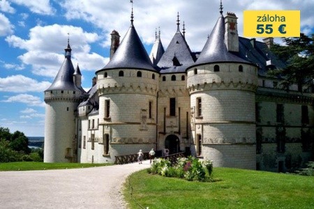 ZÁMKY NA LOIŘE – ILE DE FRANCE A PAŘÍŽ – tam letecky, zpět autobusem