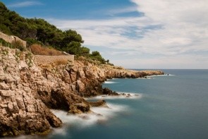 Pobrežný chodník Cap d'Antibes